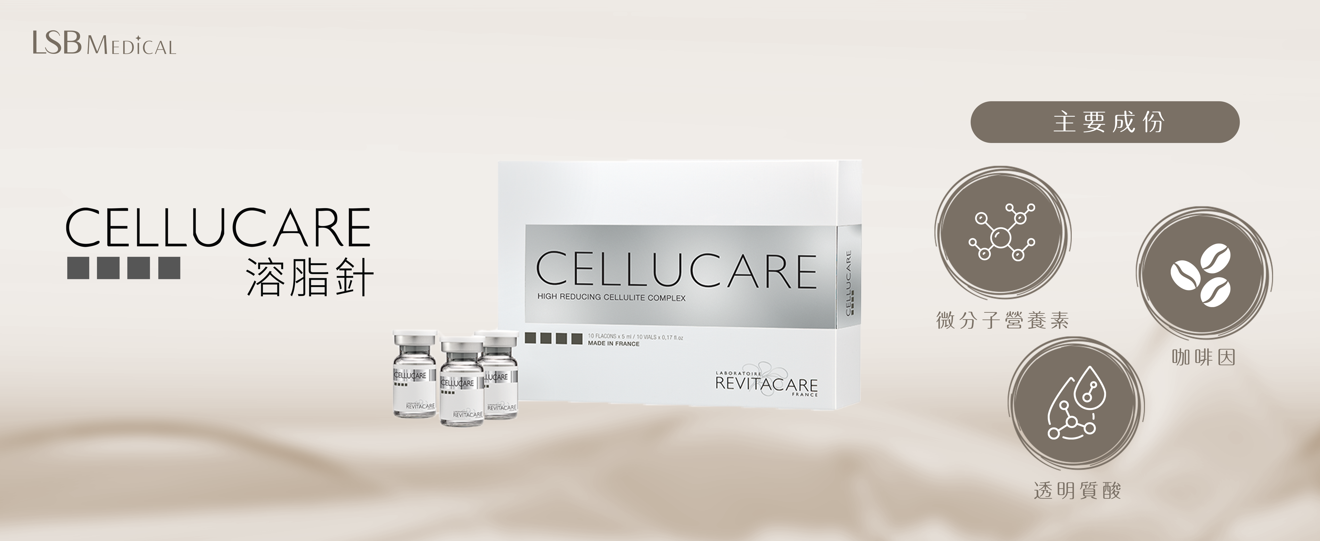 Cellucare溶脂針