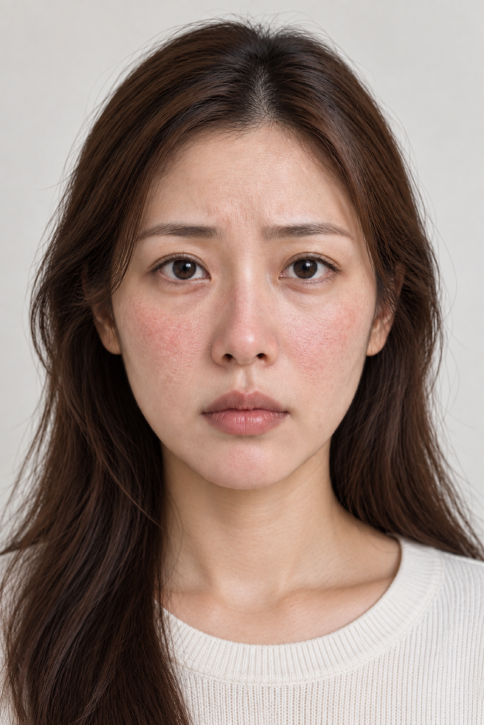 常見色斑分佈位置示意圖——雀斑、曬斑、荷爾蒙斑分辨