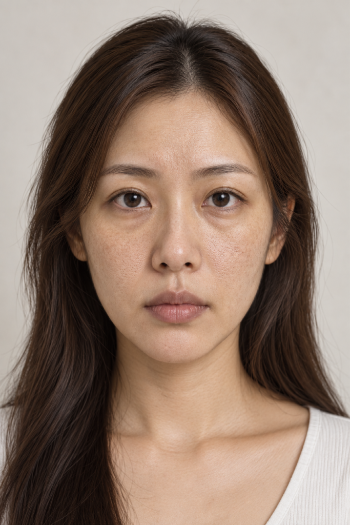 常見色斑分佈位置示意圖——雀斑、曬斑、荷爾蒙斑分辨