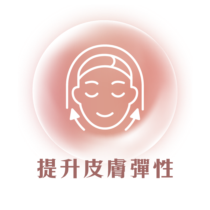 10Therma十倍電波拉皮七大療程功效圖示：緊緻輪廓、提升彈性、撫平皺紋、啟動8組支持韌帶及400W FDA認證能量